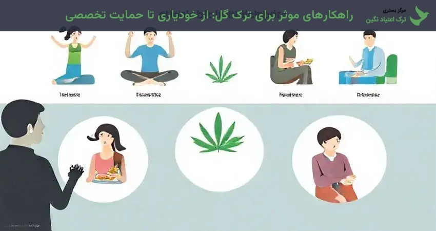 راهکارهای موثر برای ترک گل: از خودیاری تا حمایت تخصصی