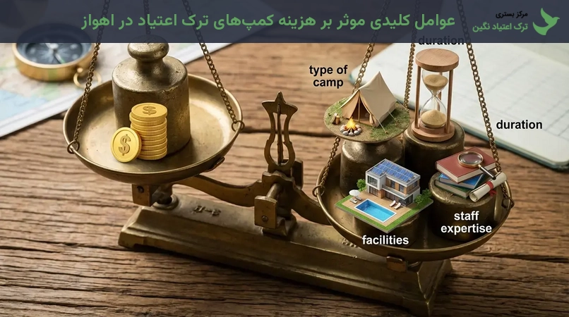 عوامل کلیدی موثر بر هزینه کمپ‌های ترک اعتیاد در اهواز