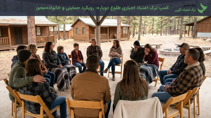 کمپ ترک اعتیاد اجباری طلوع دوباره: رویکرد حمایتی و خانواده‌محور