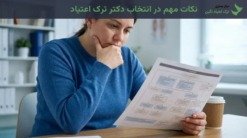 نکات مهم در انتخاب دکتر ترک اعتیاد
