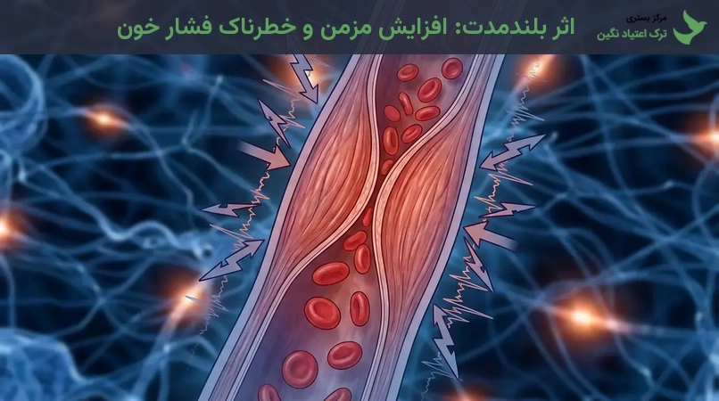 اثر بلندمدت: افزایش مزمن و خطرناک فشار خون