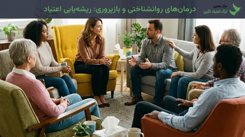 درمان‌های روانشناختی و بازپروری: ریشه‌یابی اعتیاد