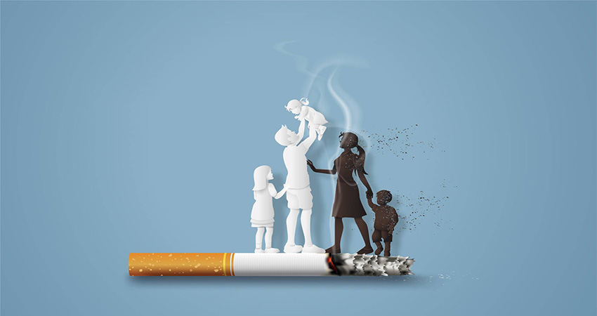 نقاشی در مورد اعتیاد به سیگار 