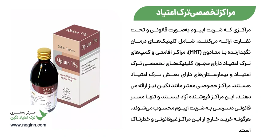 مراکز تخصصی ترک اعتیاد: تنها مرجع مجاز