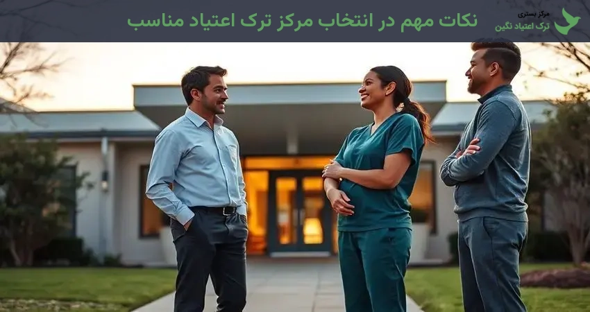 نکات مهم در انتخاب مرکز ترک اعتیاد مناسب