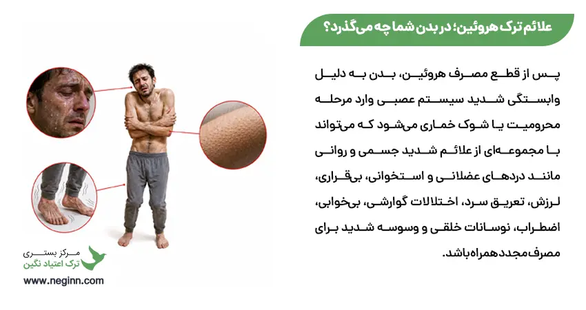 علائم ترک هروئین