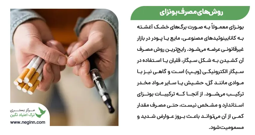 روشهای مصرف بونزای