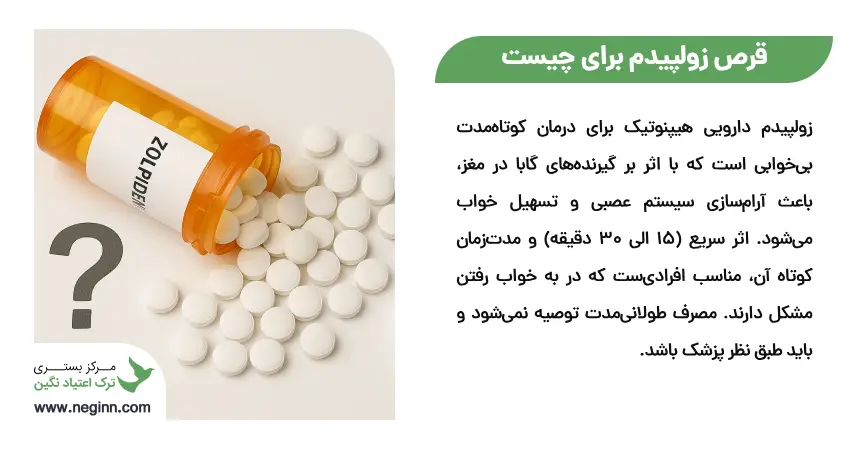قرص زولپیدم برای چیست