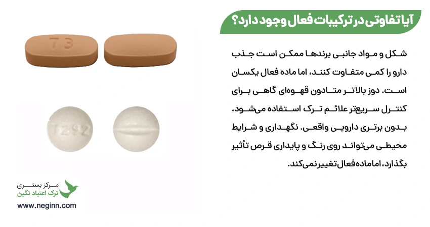 آیا تفاوتی در ترکیبات فعال وجود دارد؟