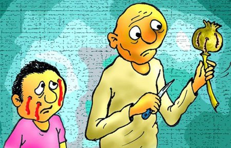 نقاشی در مورد اعتیاد
