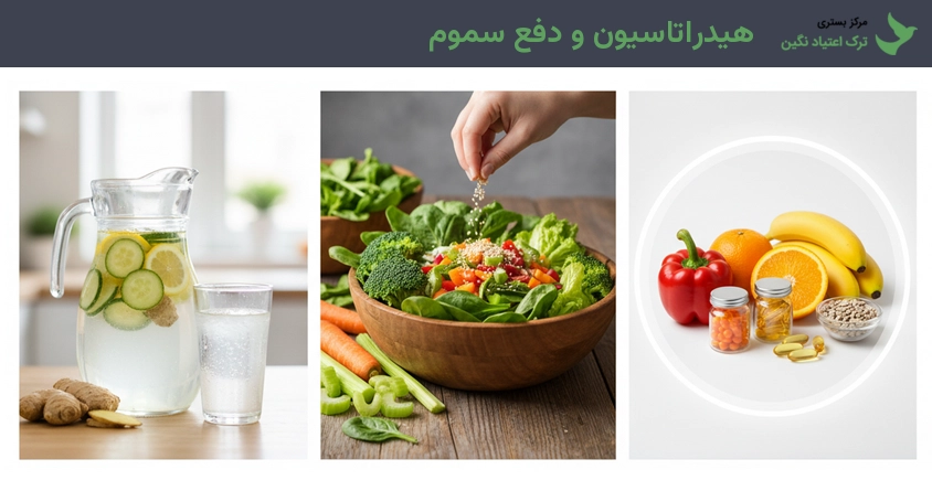 هیدراتاسیون و دفع سموم