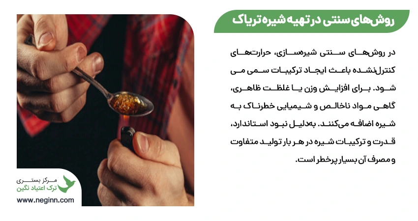 روش های سنتی شناخته شده در تهیه شیره تریاک